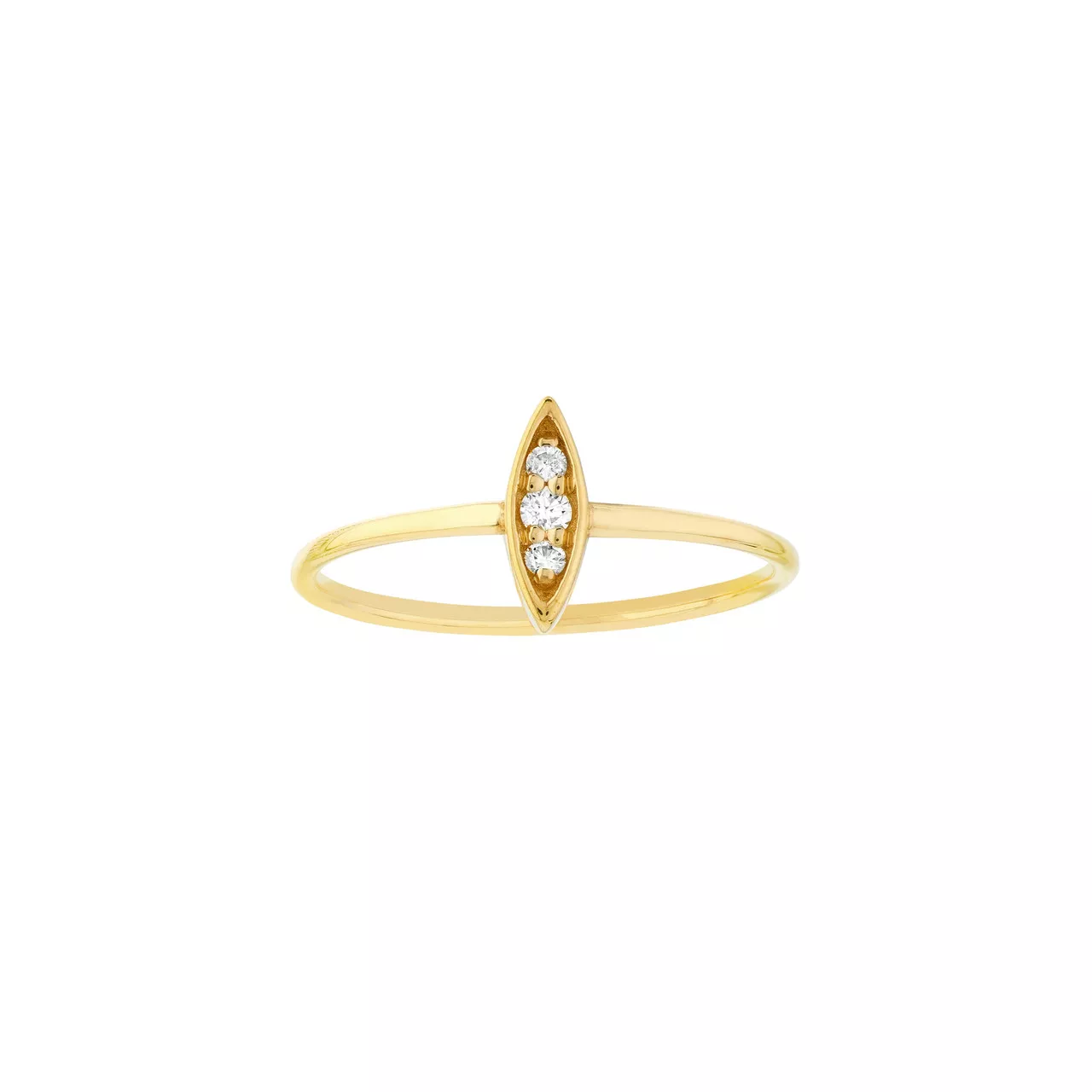 1 /20ct Marquise Diamond Cluster Ring
