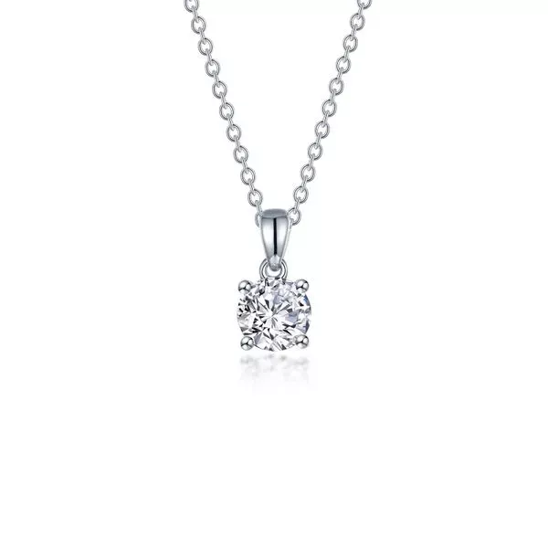 1 CTW 4-Prong Solitaire Necklace