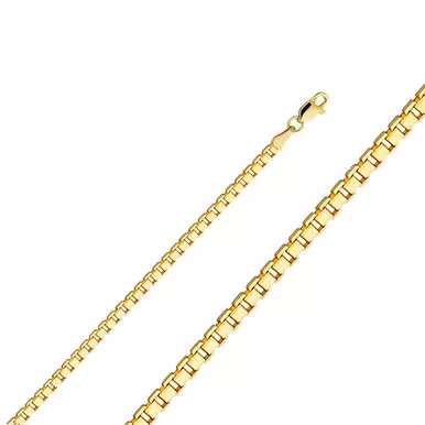 10k Gold 1.9mm Box Chain 24 Inches