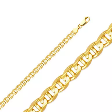 10K Gold 5.2mm Mariner chain 24 Inches
