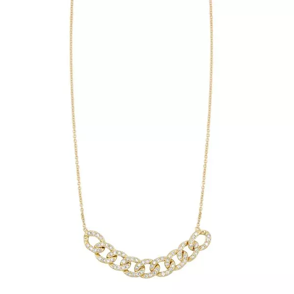 10Kt Yellow Gold Diamond 5/8Ctw Necklace