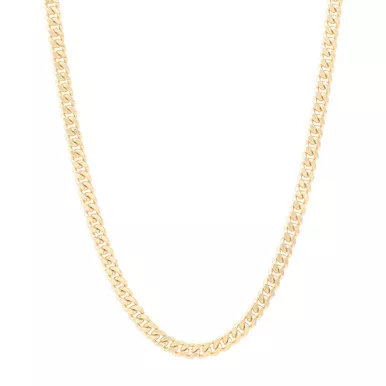14k Gold 4.0mm Cable Chain 22 Inches