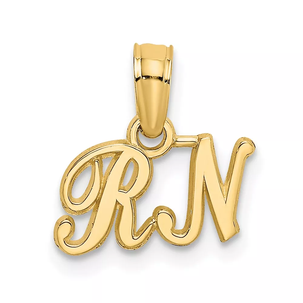 14k R.N. Charm