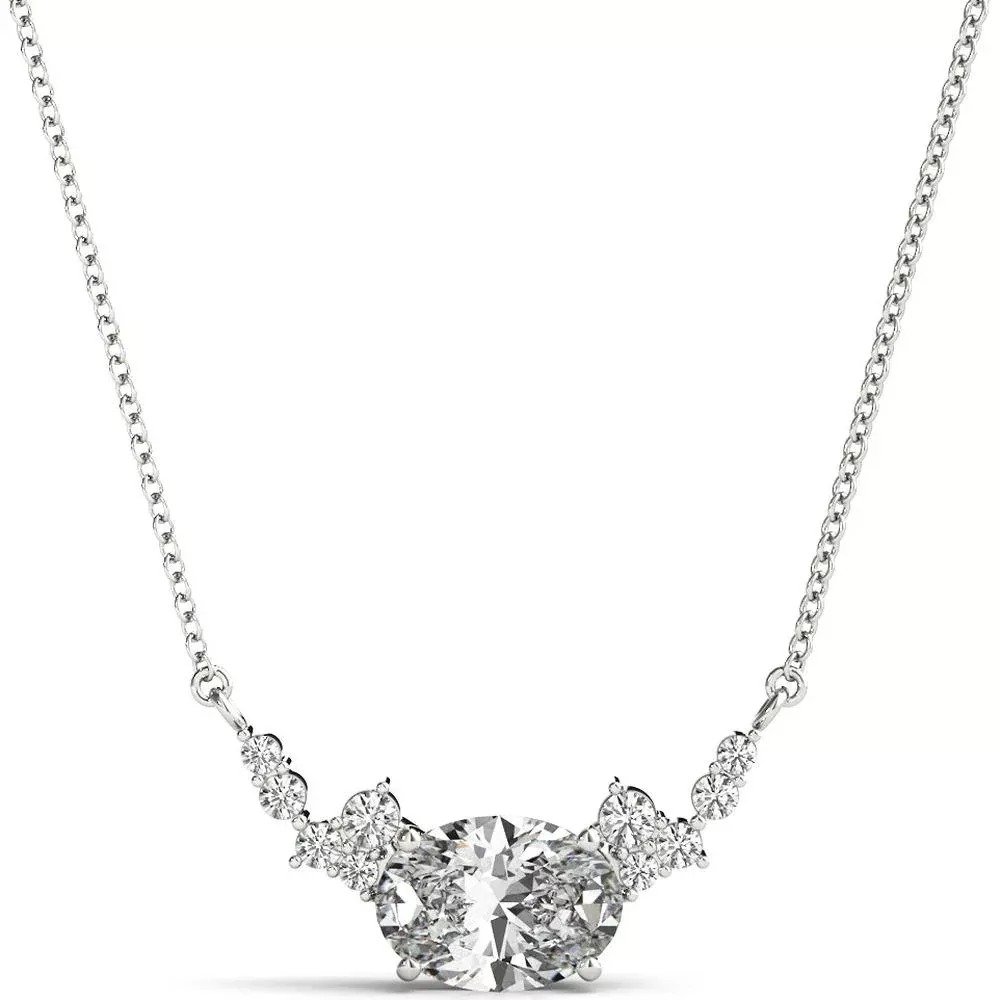 14K Yellow Gold Ethically Sourced Lab Diamond Necklace - 0.33 Carats Total Diamond Weight by Robinson's Jewelers