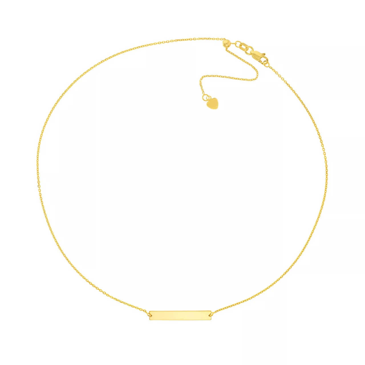 16-Inch Engravable Mini Bar Adjustable Choker