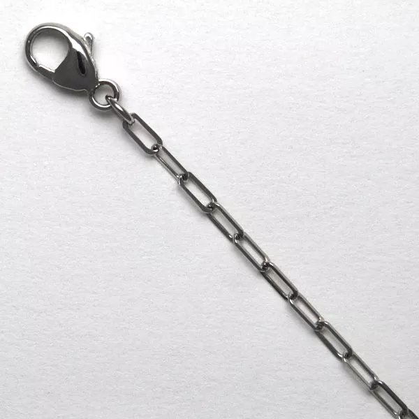 16-Inch Platinum/ 950 Paperclip 1.8mm Chain
