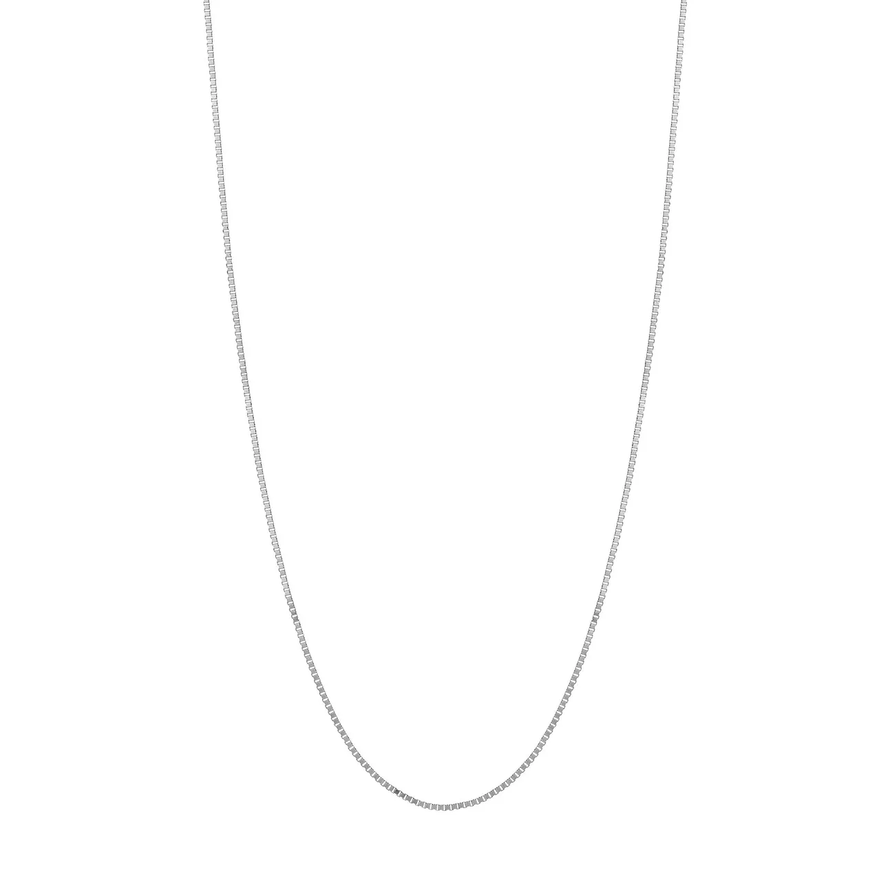18-Inch 0.66mm Box Chain with Lobster Lock