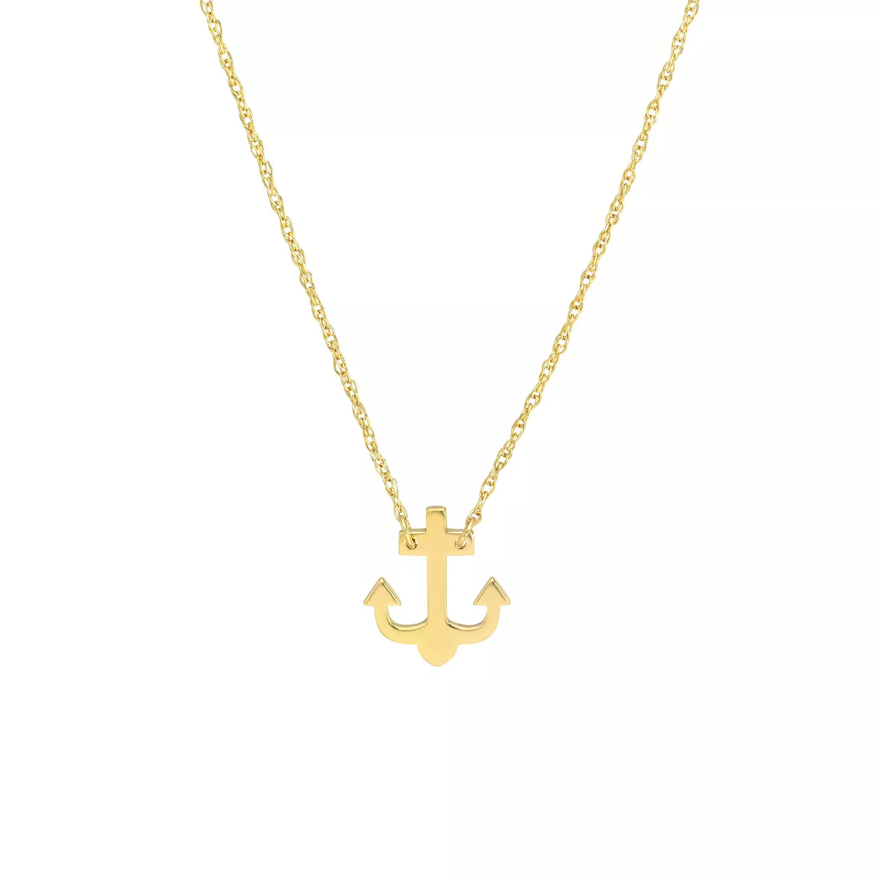18-Inch So You Mini Anchor Adjustable Necklace