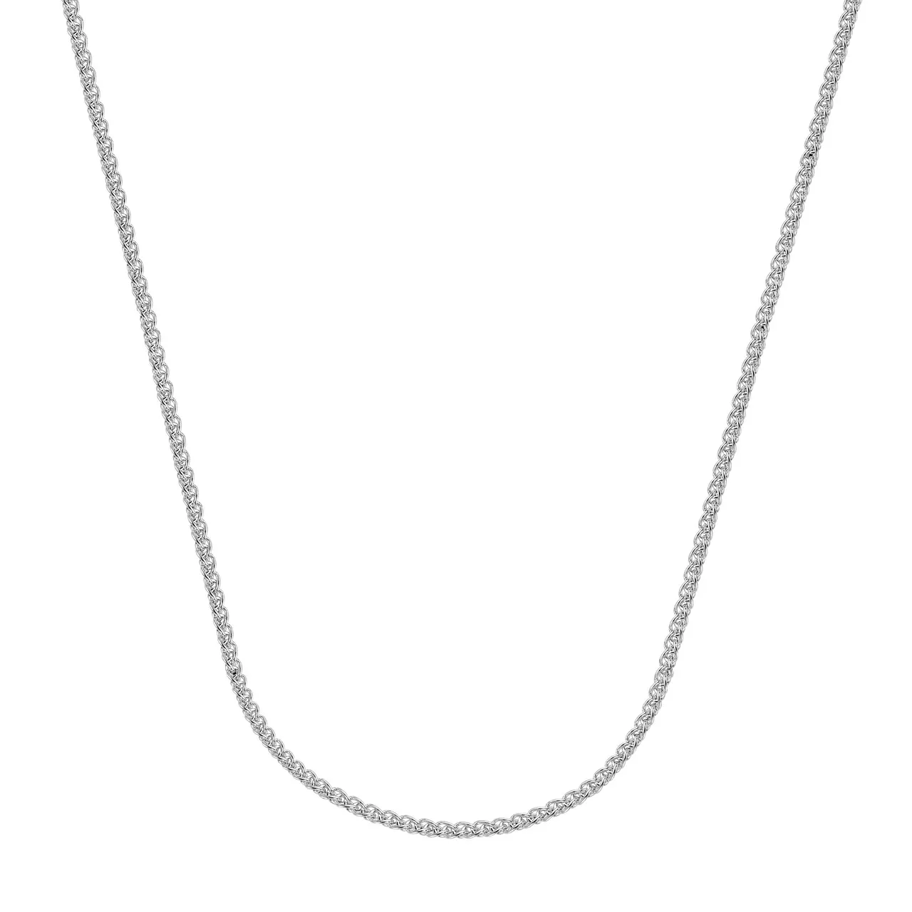18-Inch Sterling Silver 1.25mm Wheat Chain with Lobster Lock
