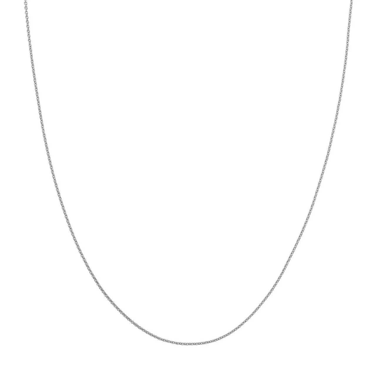22-Inch Sterling Silver 1.05mm Adjustable Cable Chain