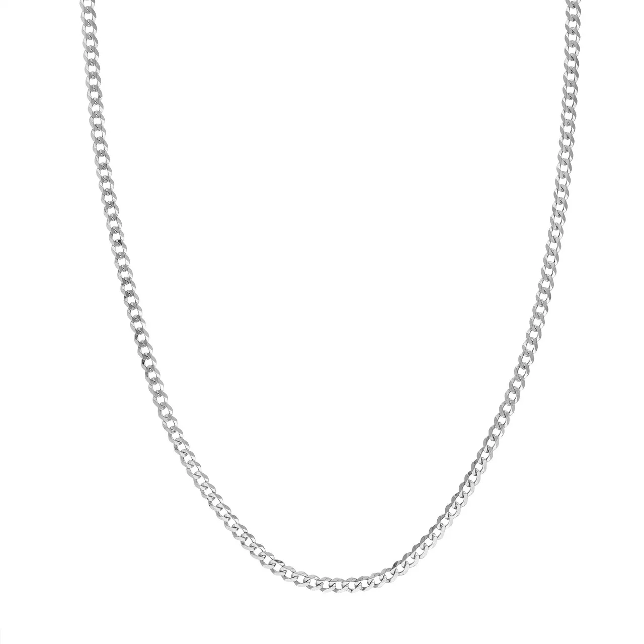 24-Inch 3.7mm Curb Chain with Lobster Lock