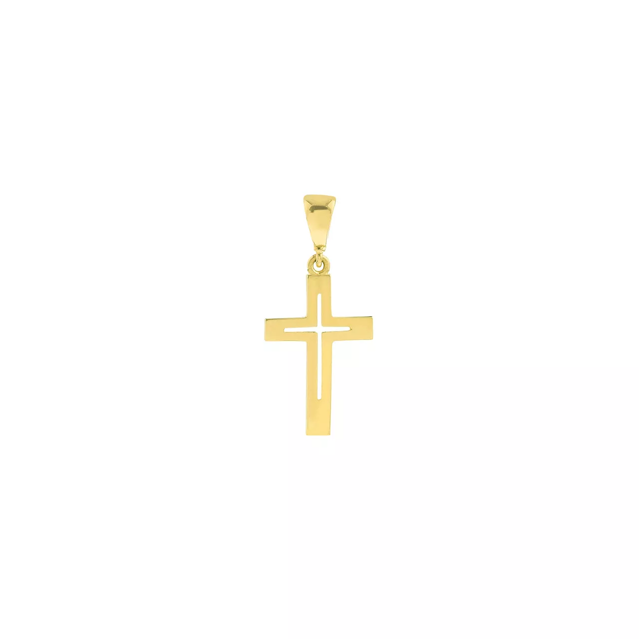 Cutout Cross Pendant