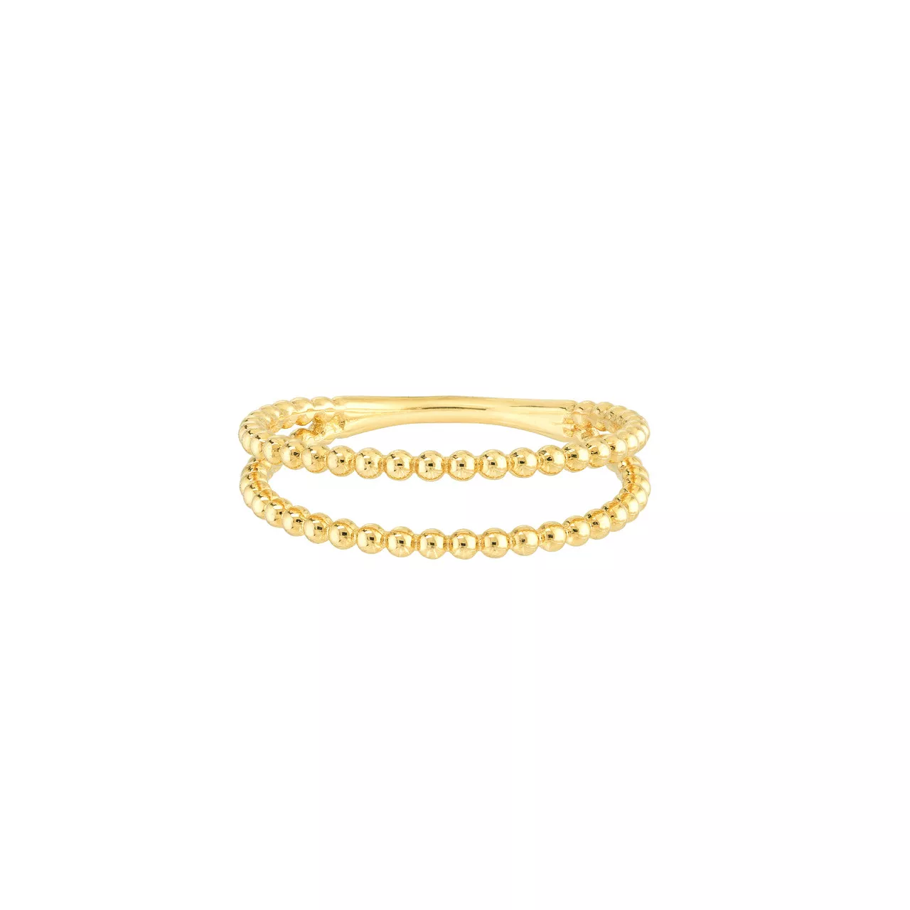Double Beaded Wire Ring