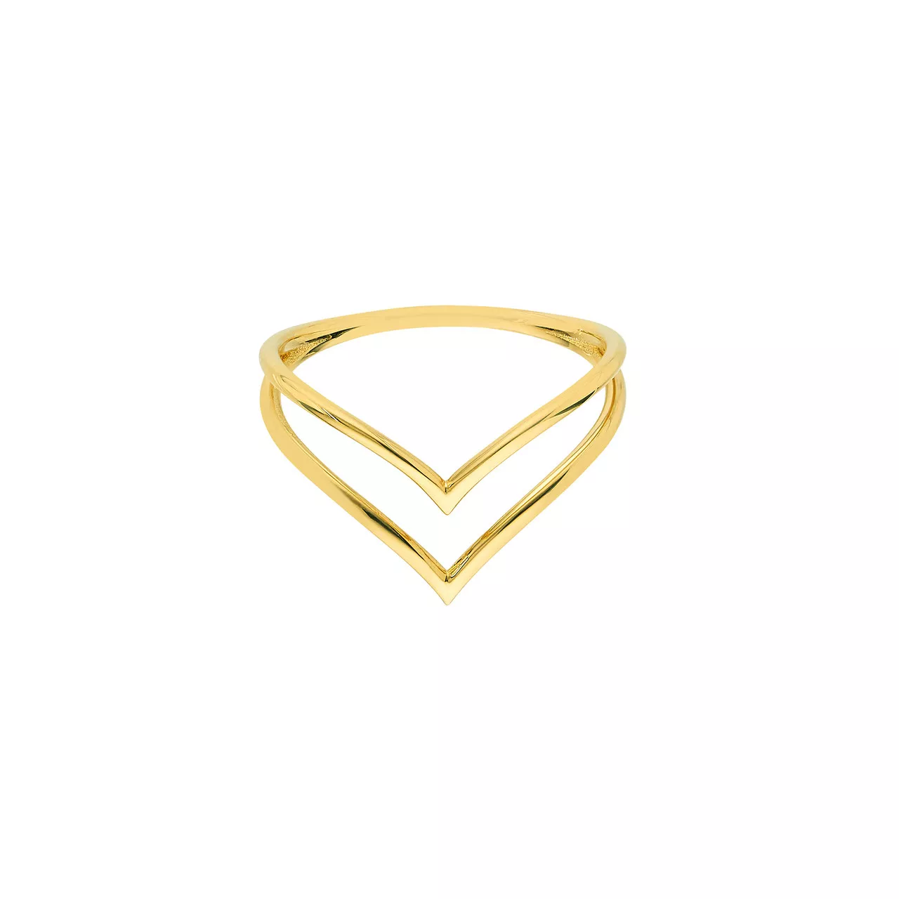 Double Chevron Wire Ring