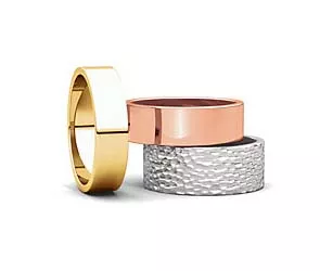 Ladies 12.0 mm Flat Wedding Band