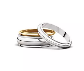 Ladies 2.5 mm Half Round Edge Wedding Band