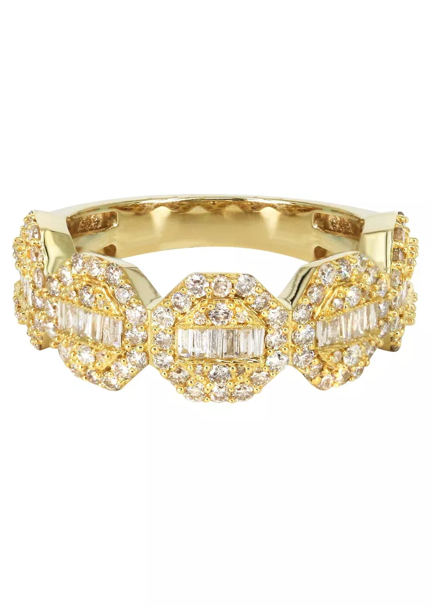 Mens Baguette Diamond Pinky Ring| 2.09 Carats | 6.2 Grams