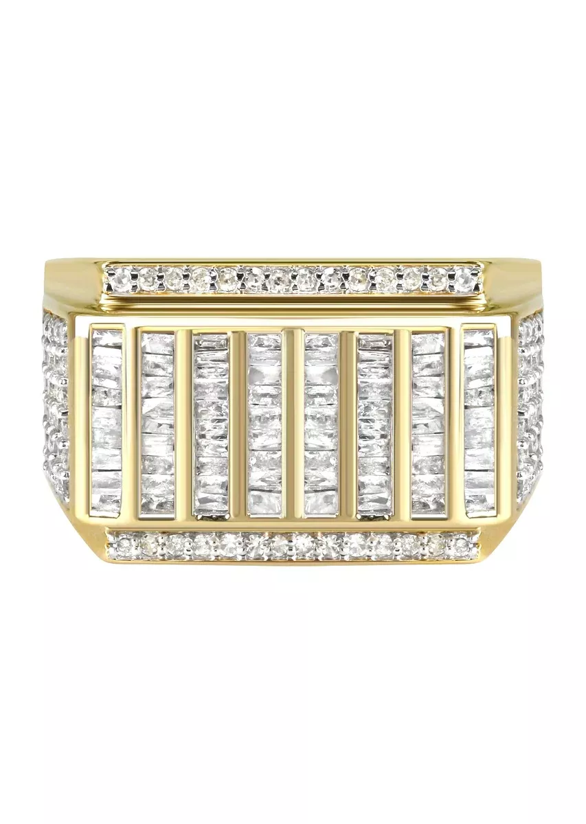 Mens BaguetteDiamond Ring | 1.25 Carats | 9.9 Grams