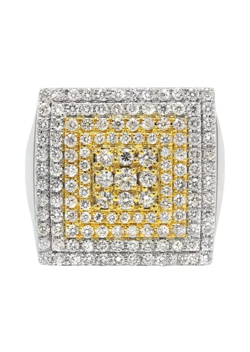 Mens Diamond Ring | 2.7 Carats | 18.38 Grams