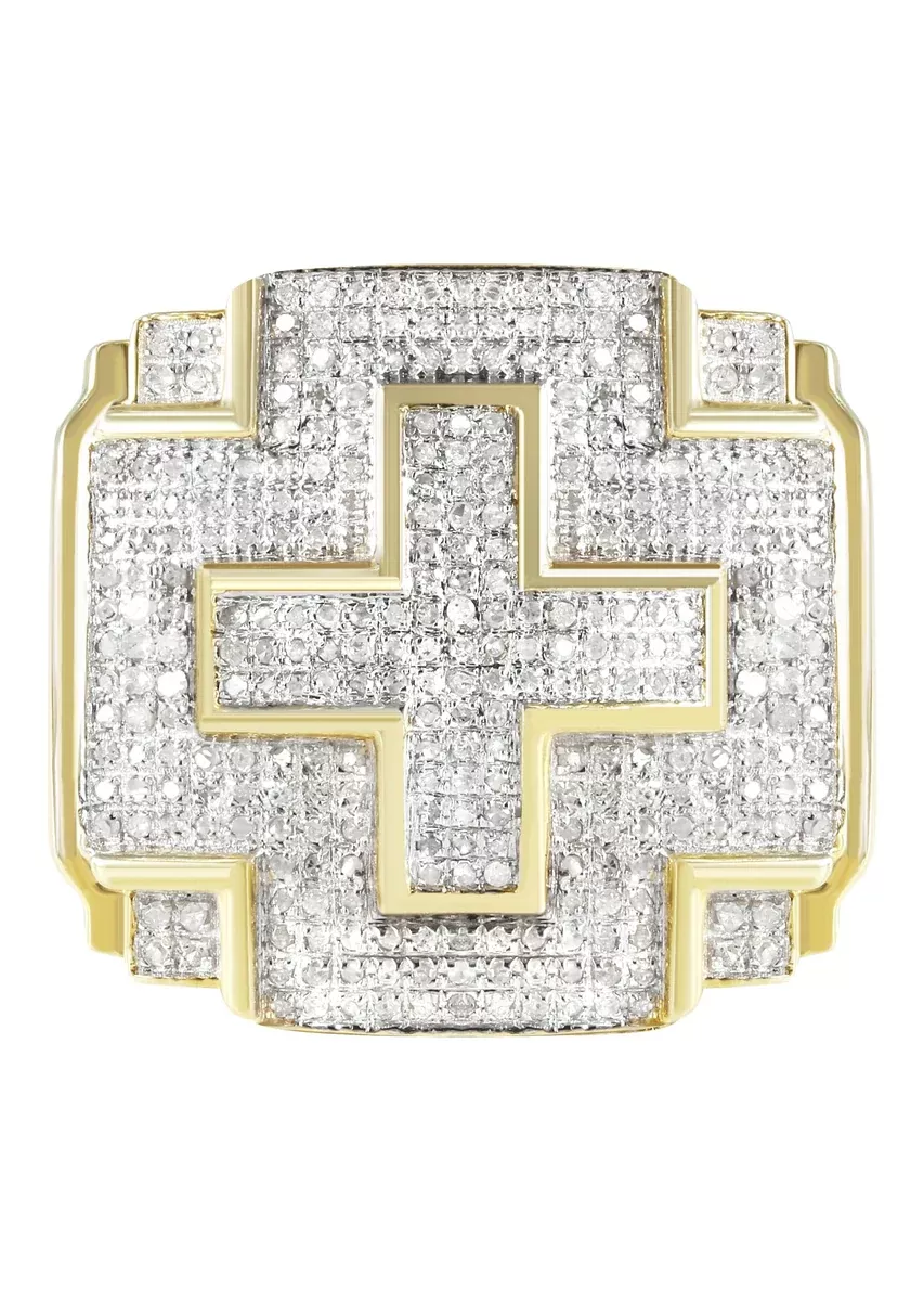 Mens DiamondRing | 1.18 Carats | 9.1 Grams