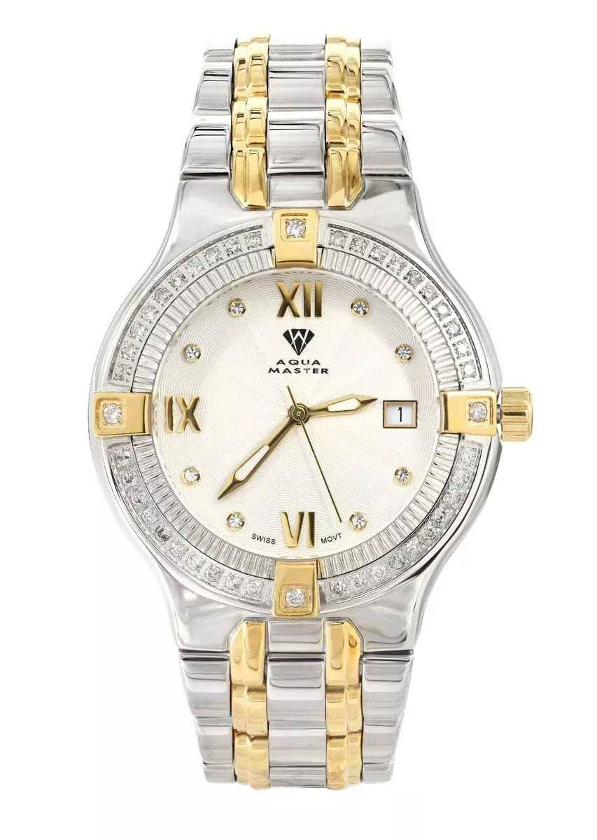 Mens Two Tone Diamond Watch | Appx. 1.04 Carats