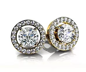 Romanced By Diamonds Stud Earrings 0.81 Carat Total Weight