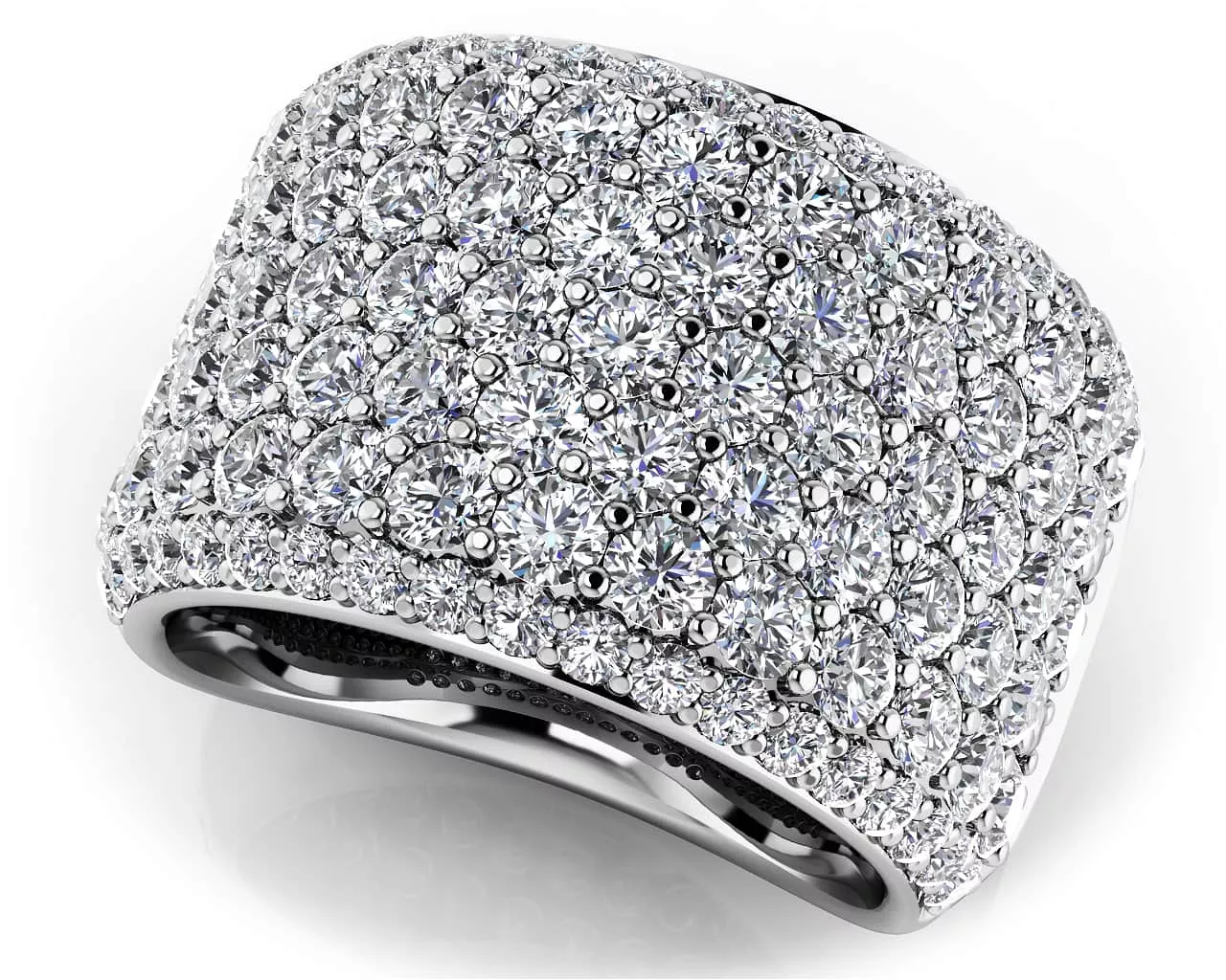 Signature Diamond Ring 3.13 Carat Total Weight