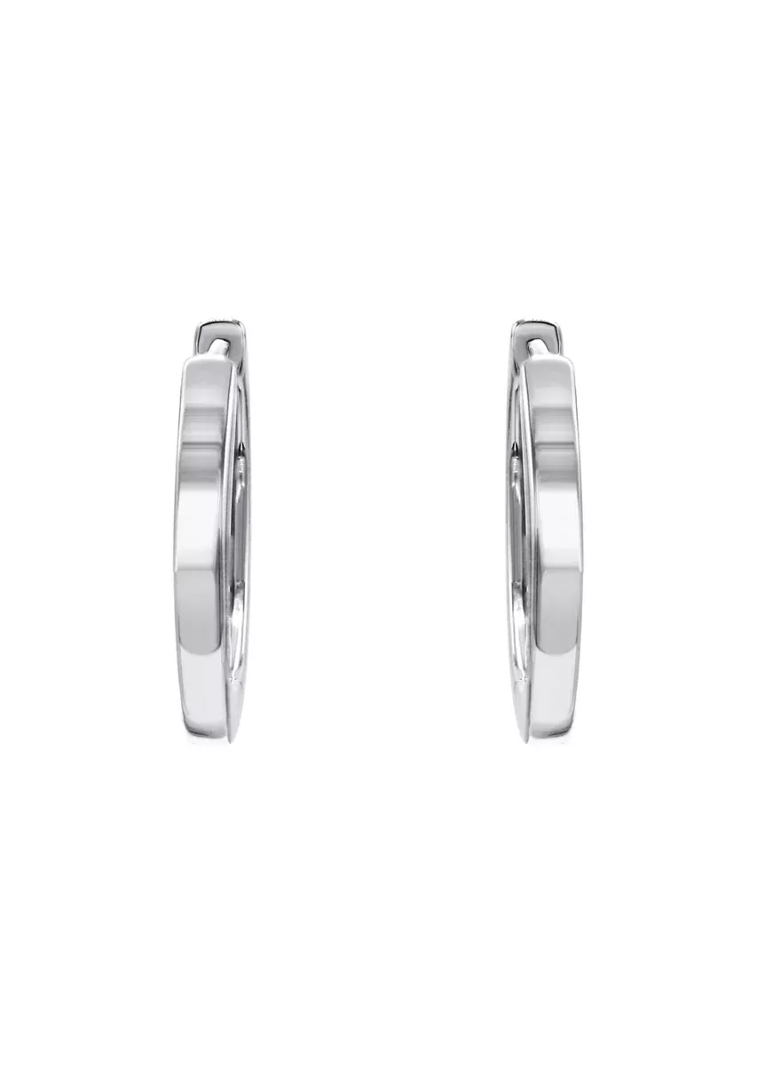 Silver Hoop Earring | Appx. 0.8 Grams