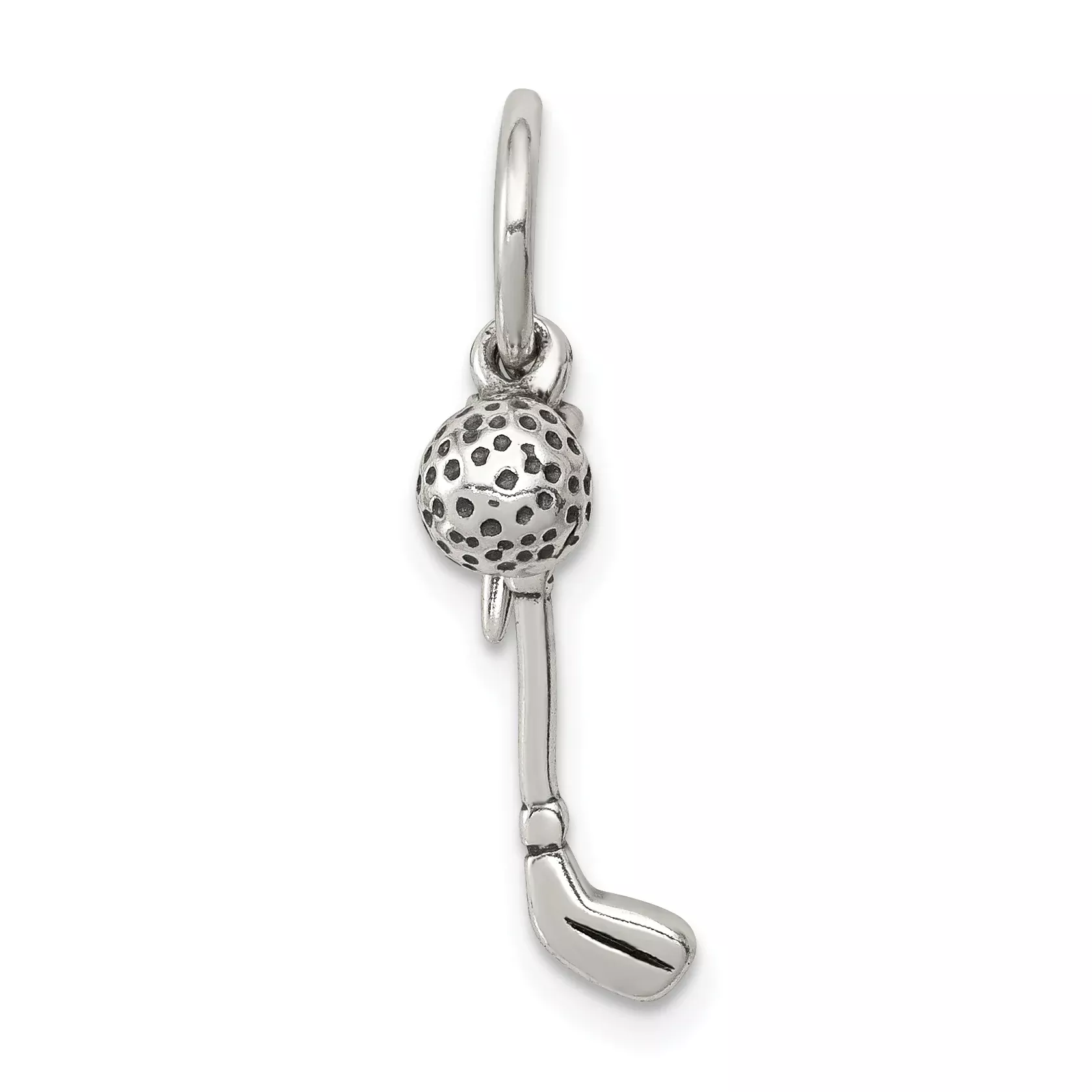 Sophia Jewelers Sterling Silver 925 Polished Golfer's Charm