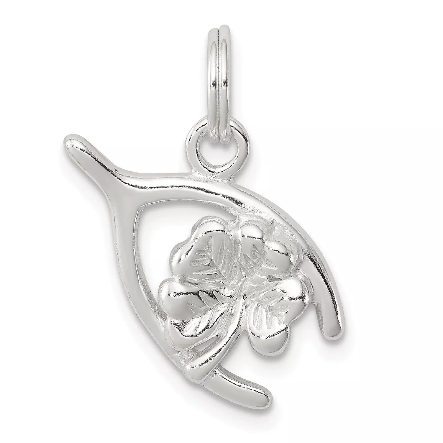 Sterling Silver 925 Themed Pendant with Polished Anti-Tarnish Finish