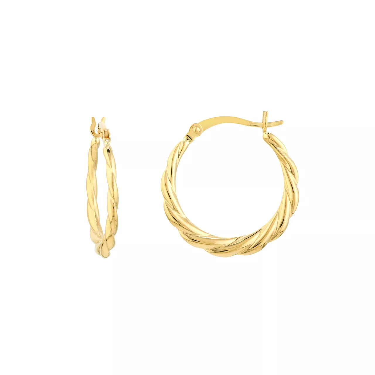 Twisted Hoop Earrings