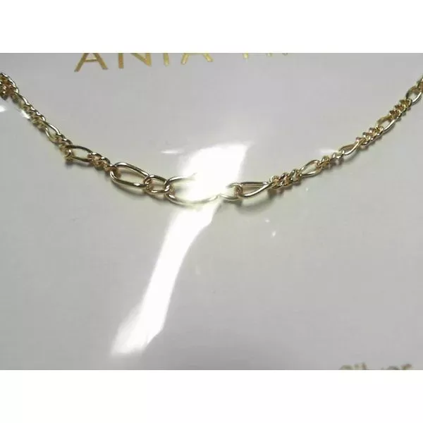 Yellow Sterling Silver Figaro Chain